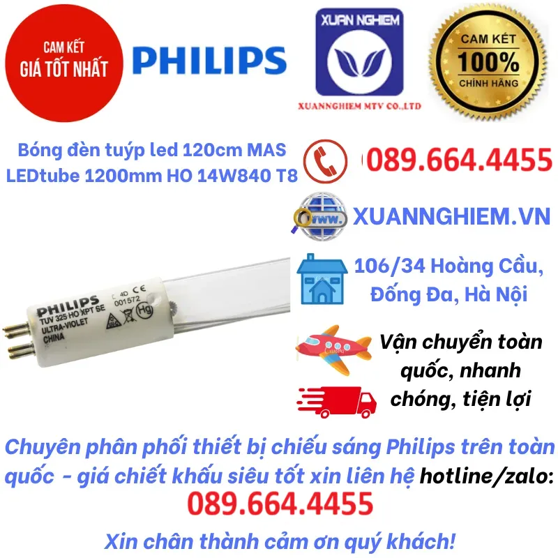 Bóng đèn diệt khuẩn TUV 325W XPT HO SE UNP/20