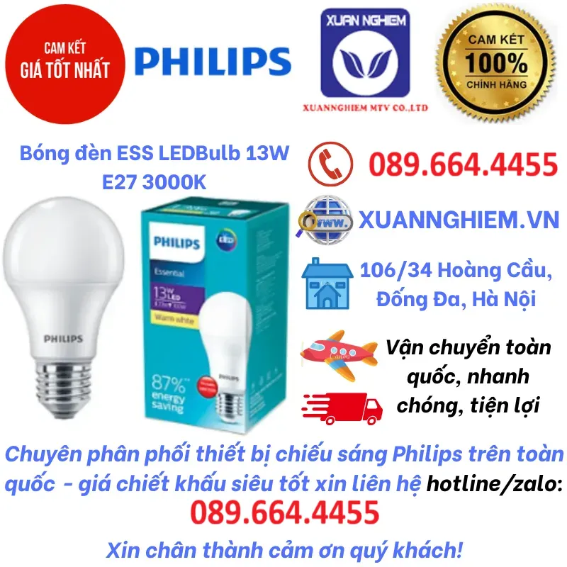 Bóng đèn ESS LEDBulb 13W E27 3000K