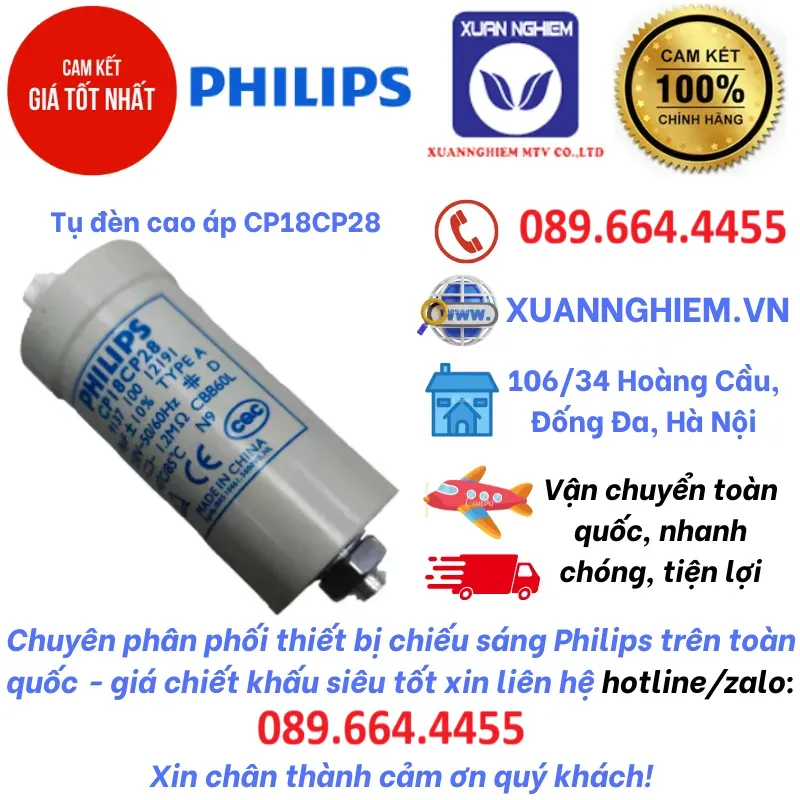 Tụ đèn cao áp CP18CP28
