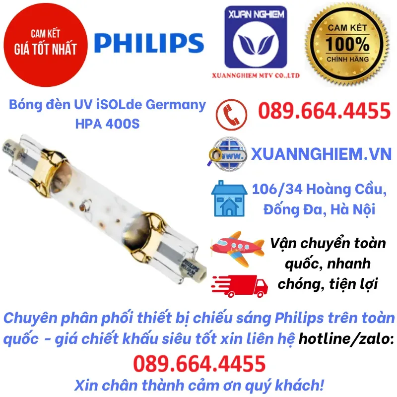 Bóng đèn UV iSOLde Germany HPA 400S