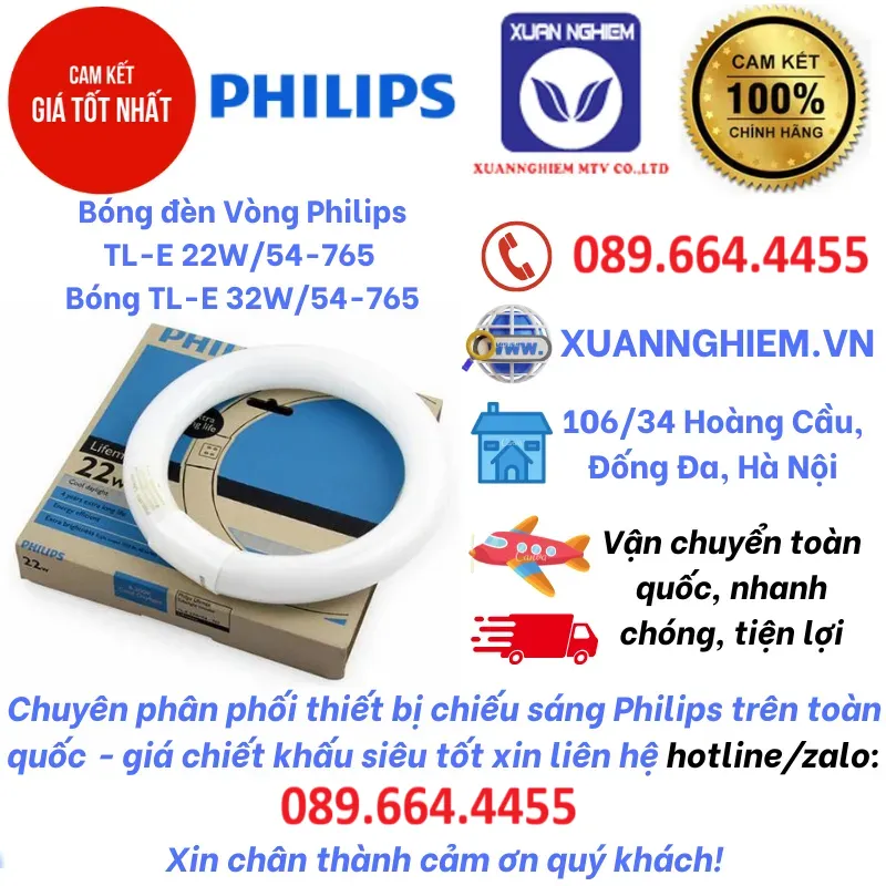 Bóng đèn Vòng Philips TL-E 22W/54-765 / Bóng TL-E 32W/54-765