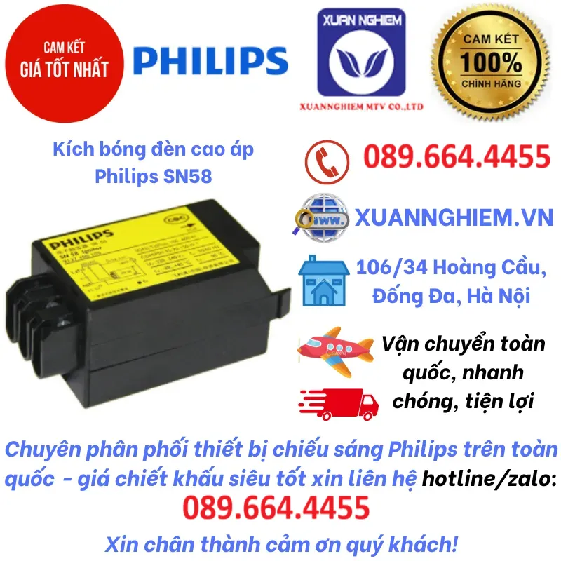 Kích bóng đèn cao áp Philips SN58