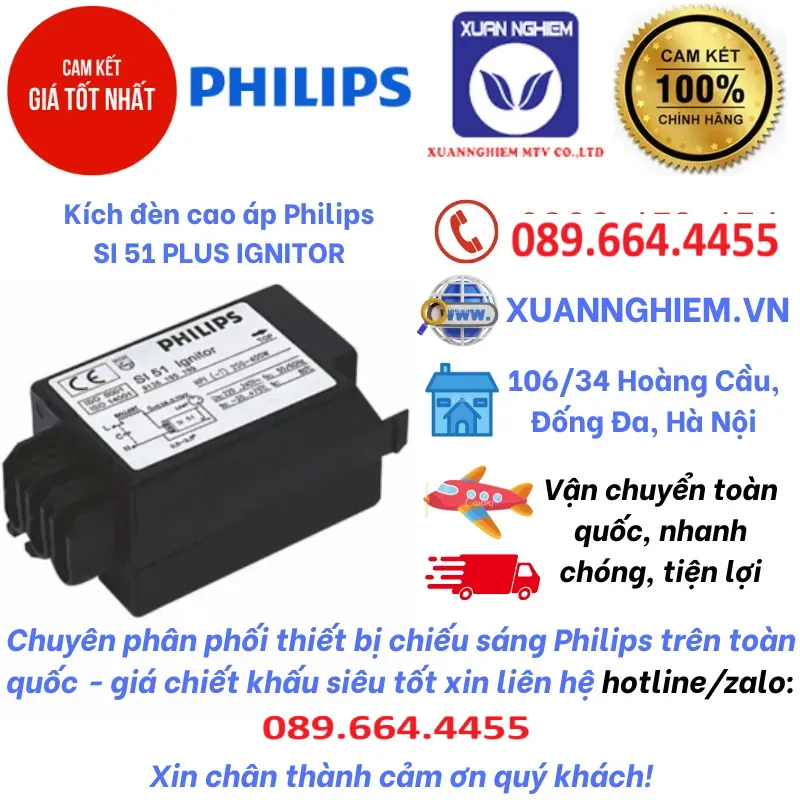 Kích đèn cao áp Philips SI 51 PLUS IGNITOR