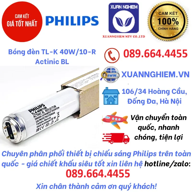 Bóng đèn TL-K 40W/10-R Actinic BL