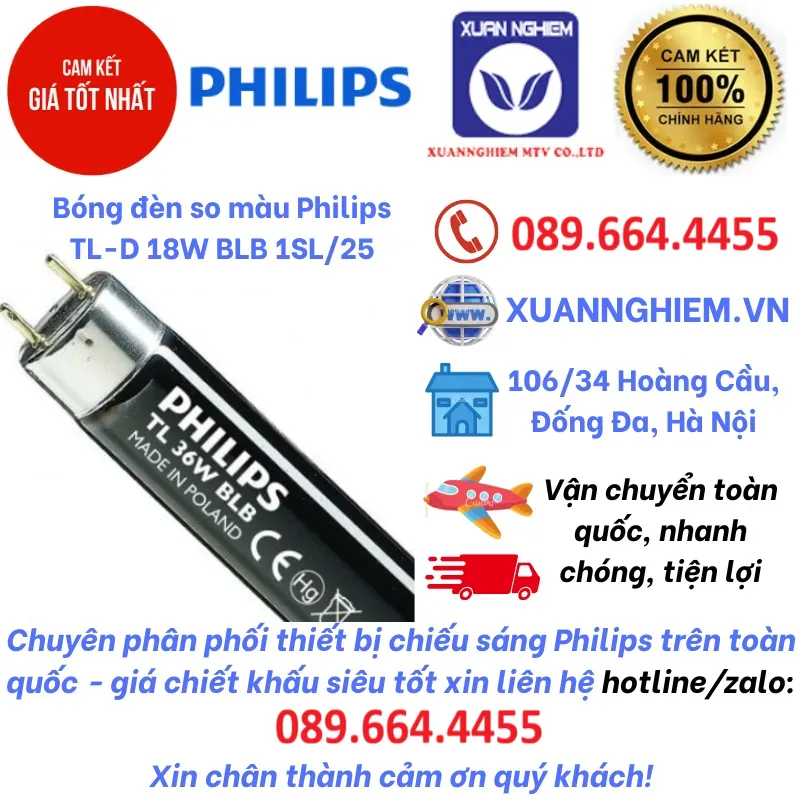 Bóng đèn so màu Philips TL-D 18W BLB 1SL/25