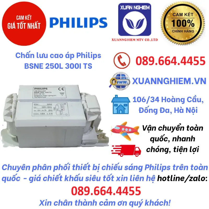 Chấn lưu cao áp Philips BSNE 250L 300I TS
