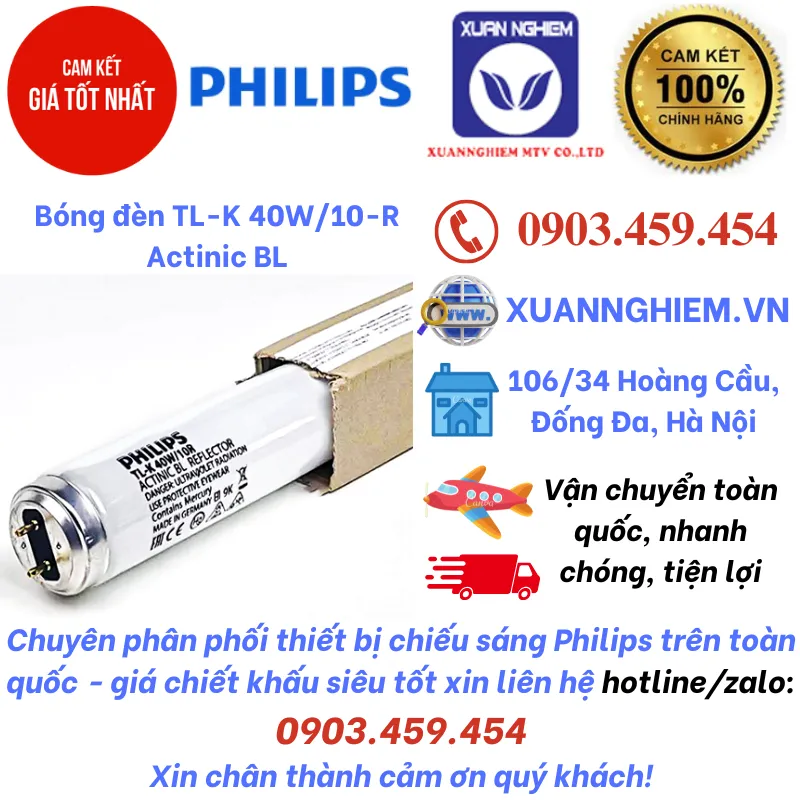 Bóng đèn TL-K 40W/10-R Actinic BL