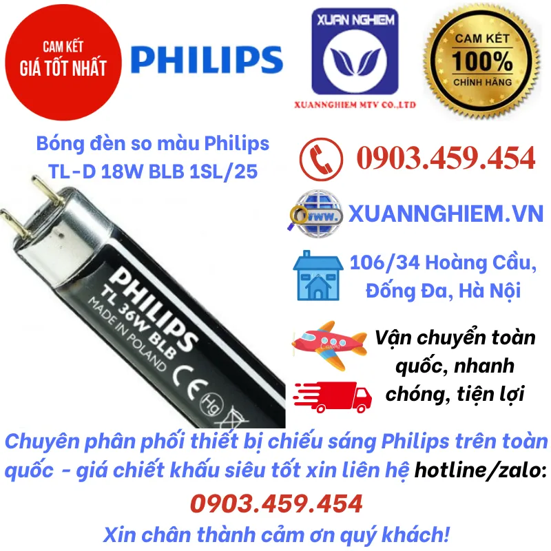 Bóng đèn so màu Philips TL-D 18W BLB 1SL/25