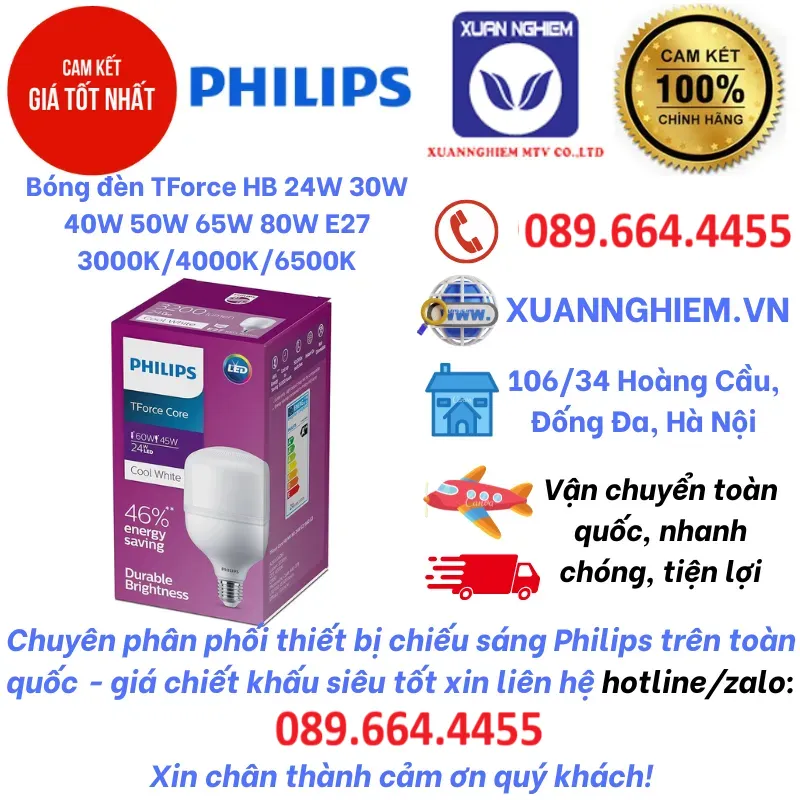 Bóng đèn TrueForce 33w 4000k HID